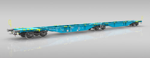 Transporter auf Rädern - Sggmrss 90´ - Greenbrier Europe - Plattform / für Container