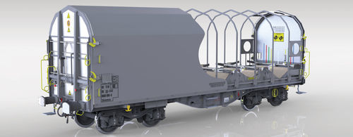 Transporter auf Rädern - Shimmns S12A - Greenbrier Europe - für die Stahlindustrie / für Spulen / automatisiert