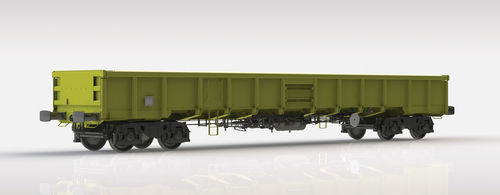 Transporter auf Rädern - JNA UK - Greenbrier Europe - für Schwerlasten / mit Kipper