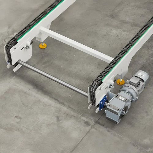 Kettenförderer - rails - horizontal / Transport / für Materialumschlag