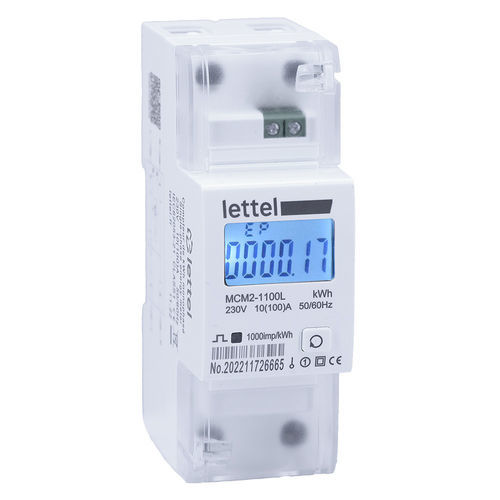 Einphasiger elektrischer Energiezähler - MCM2-1100L - Lettel - für DIN-Schiene