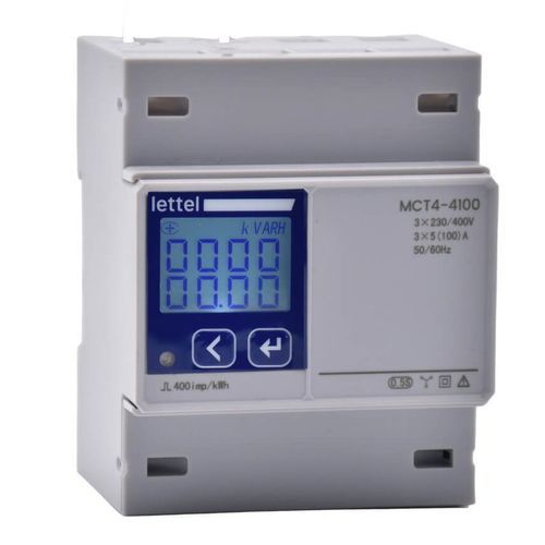 Drehstromzähler - MCT4-x100 series - Lettel - für DIN-Schiene / Modbus RTU / mit Datenlogger