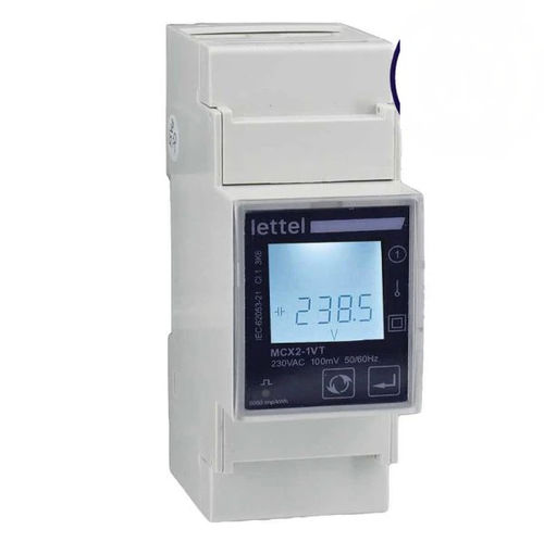 Einphasiger elektrischer Energiezähler - MCX2-1100MT - Lettel - für DIN-Schiene / digital / Mehrfachtarif