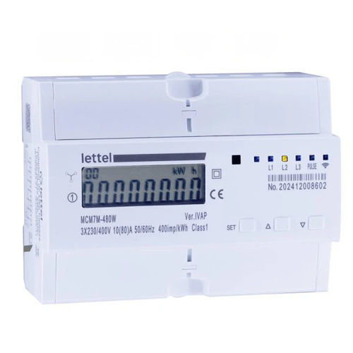 Drehstromzähler - MCM7M-480W - Lettel - für DIN-Schiene / smart / 50 Hz