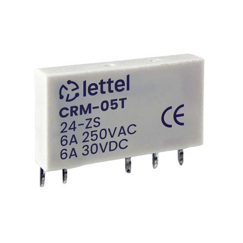 Elektromechanisches Relais / 24 VDC - CRM-05T series - Lettel - 60 V DC / 12 VDC / Miniatur