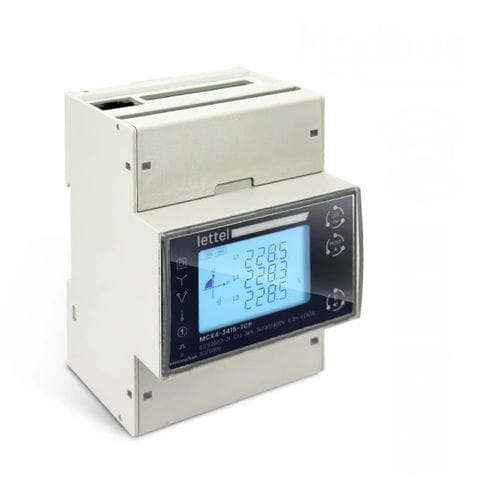 Drehstromzähler - MCX4-32X - Lettel - einphasig / für DIN-Schiene / IoT