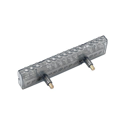 Sammelschiene / galvanisiertem Stahl - DDB-1B125 - Lettel - Kupfer / kompakt / für Verteilung