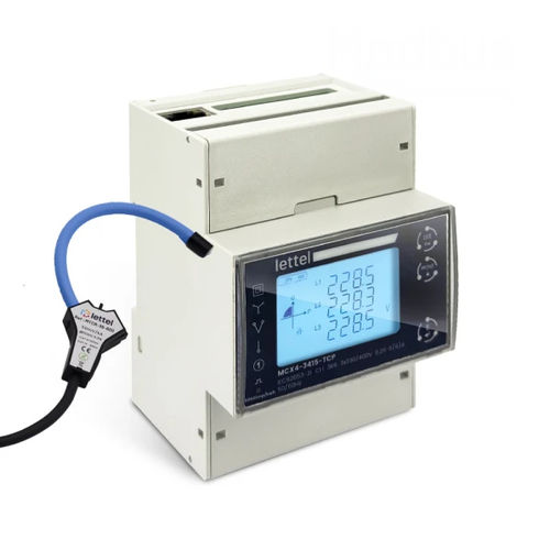 Drehstromzähler - MCX4-30XCT-RC series - Lettel - einphasig / für DIN-Schiene / Impulsausgang