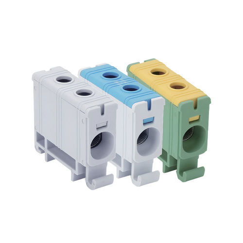 Einbau-Klemmenblock - DTB-1E35 series - Lettel - auf DIN-Schiene / Schraubanschluss / Hochstrom