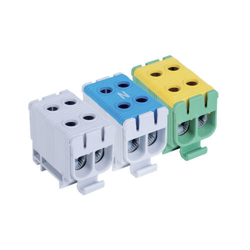 Klemmenblock auf DIN-Schiene - DTB-2E50x series - Lettel - Einbau / Schraubanschluss / Leistung