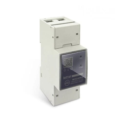 Einphasiger elektrischer Energiezähler - MCX2-6MOD - Lettel - für DIN-Schiene / Modbus / Modbus RTU
