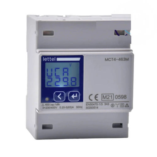 Drehstromzähler - MCT4-463M - Lettel - für DIN-Schiene / Modbus / Impulsausgang
