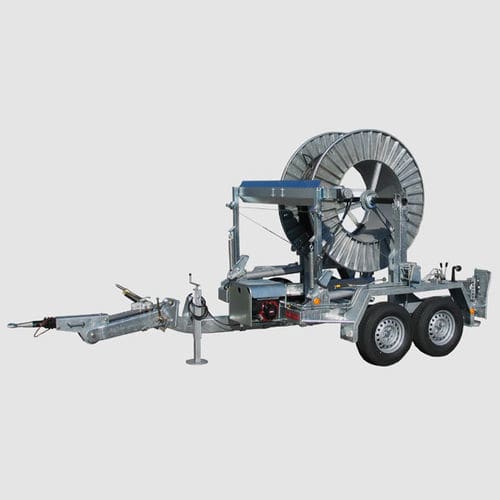 Kabeltrommelanhänger - KVT 2,7/80A - Vetter GmbH Kabelverlegetechnik - Trommel / für Kabeltrommel / Tandem