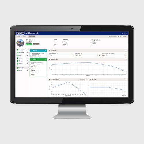 Projektmanagement-Anwendungssoftware - JETPLANNER&trade; 4.0 - Vetter GmbH Kabelverlegetechnik - Analyse / Visualisierung / Reporting