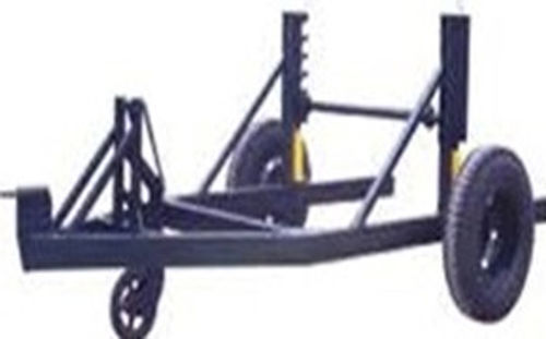 Kabeltrommelanhänger - PS-DFC-8Y - Paprsky Energy - für Kabeltransport und -verlegung / angehängt / hydraulisch