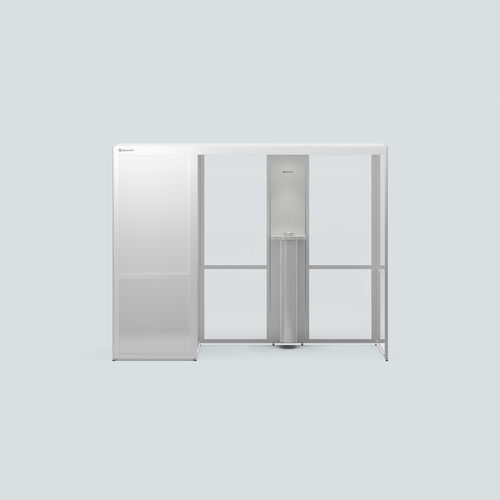 Rauchergestell mit HEPA-Filter - S 60 Safety - Qleanair - Aktivkohle / Aluminium