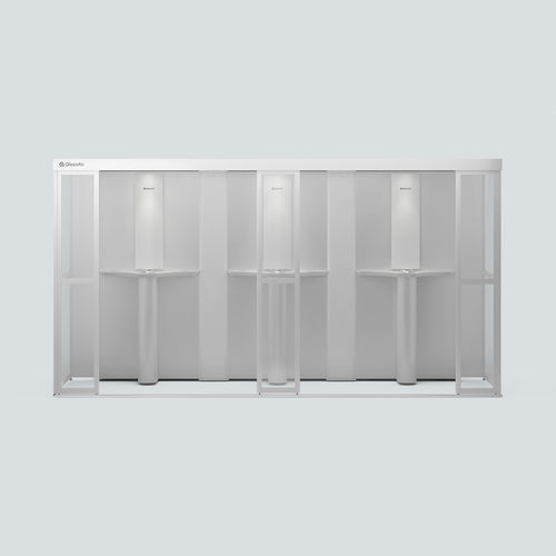 Rauchergestell mit HEPA-Filter - SF Square - Qleanair - Aktivkohle