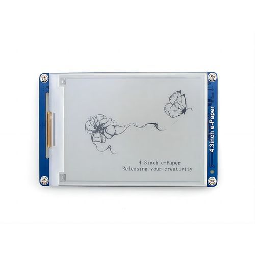E-Paper-Displaymodul - Ansenke Electronics CO.,LTD - Farb / 4,3" / Information