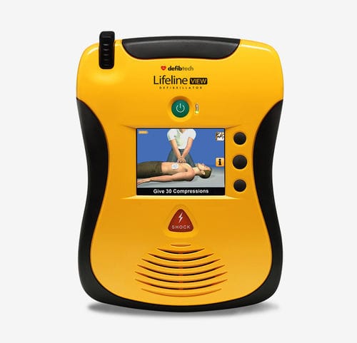 Vollautomatischer AED / Notfall - Lifeline VIEW AED - Defibtech - mit Reanimationshilfe / mit USB-Anschluss / zweiphasig