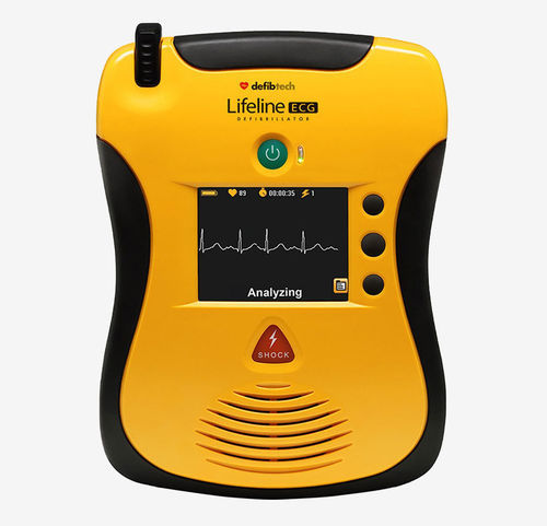 Halbautomatischer AED / mit EKG-Anzeige - Lifeline ECG AED - Defibtech - Notfall / zweiphasig / mit Reanimationshilfe