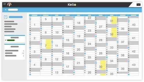 Berechnungssoftware - Leave and absences - KELIO - Personalmanagement / Zeitmanagement / für die Personalverwaltung