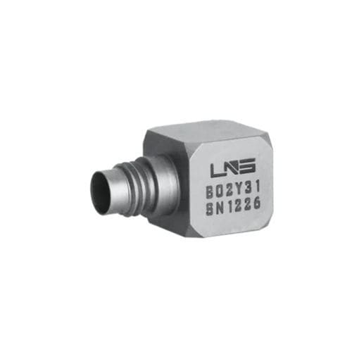 Dreiachsiger Beschleunigungsmesser - B02Y31 - LNS Dynamics LLC - IEPE / selbstklebend / Mehrzweck