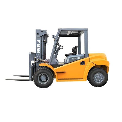 Diesel-Gabelstapler - CPCD70 - Xuzhou FMAN Construction Machinery Manufacture Co., Ltd. - Sitz / für Außenbereich / Industrie