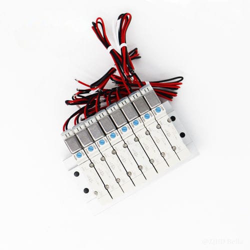 Vorgesteuerter Magnetventilblock - SY3000 - ZJHD Automation Technology Co., Ltd. - 5-Wege / für Druckluft / kompakt