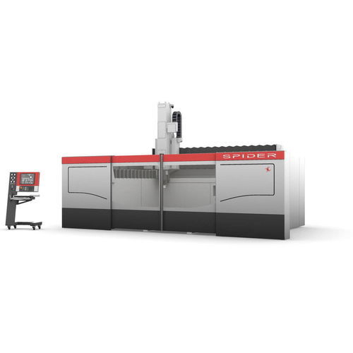 CNC-Bearbeitungszentrum / 5-Achs - SPIDER - Houfek a.s. - vertikal / für Aluminium / für Verbundstoffe