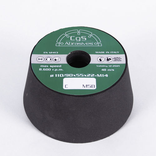 Topfschleifteller - CgS Abrasives - zur Endbearbeitung / Fasen / Hon