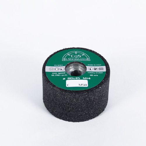 Fasenschleifteller - CgS Abrasives - zum Abschrägen / zylinderförmig / Topf
