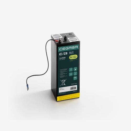 Rechteckige Batterie - E/Z8 1,5/500 - Cegasa Energía SLU - 1,5 V / Industrie / für Telekomausrüstung