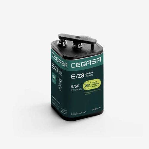 Rechteckige Batterie - E/Z8 6/50 - Cegasa Energía SLU - 6 V / Industrie / für Telekomausrüstung