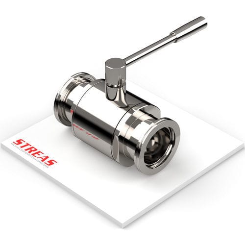 Kugelventil - VML series - Streas srl - manuell / Inline / mit ISO-Flanschanschluss