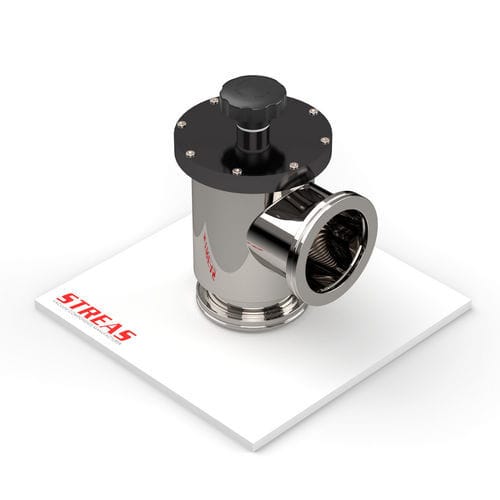Handventil - VMA series - Streas srl - Durchsatzkontrolle / rechtwinklig / mit ISO-Flanschanschluss