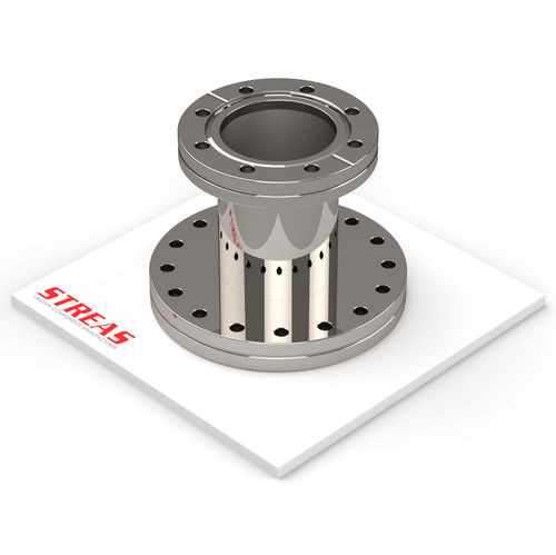 Innengewinde-Innengewinde-Reduziernippel / für Rohre - CF-4 series - Streas srl - Flansch / Reduzier / aus Edelstahl 304