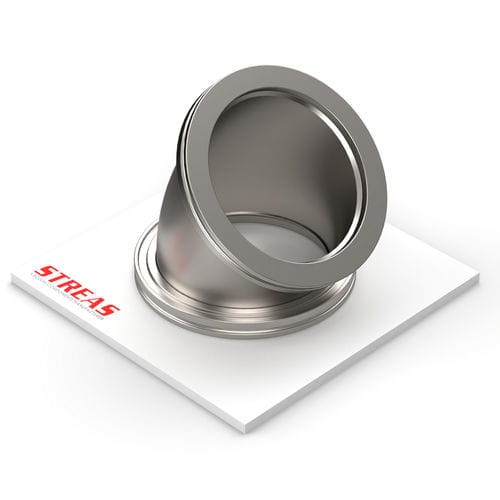 Edelstahl-Rohrbogen - 45C series - Streas srl - 45°