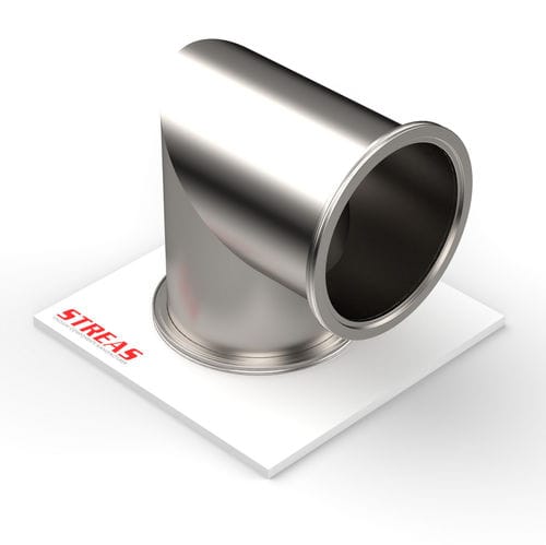 Edelstahl-Rohrbogen - 90G series - Streas srl - 90°