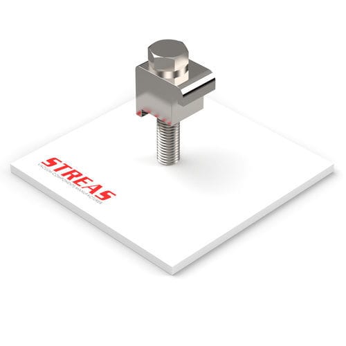 C-Klemmelement - GSP series - Streas srl - Edelstahl / Einschraub / Aluminium
