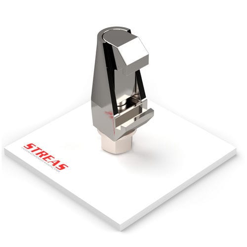 Manuelles Klemmelement - GS series - Streas srl - Edelstahl / Aluminium / Flansch
