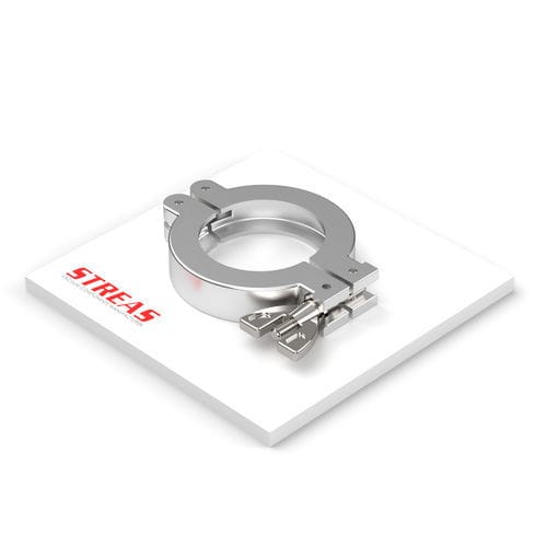 Klemmelement mit mechanischer Verriegelung - CS series - Streas srl - manuell / für Rohre / Edelstahl