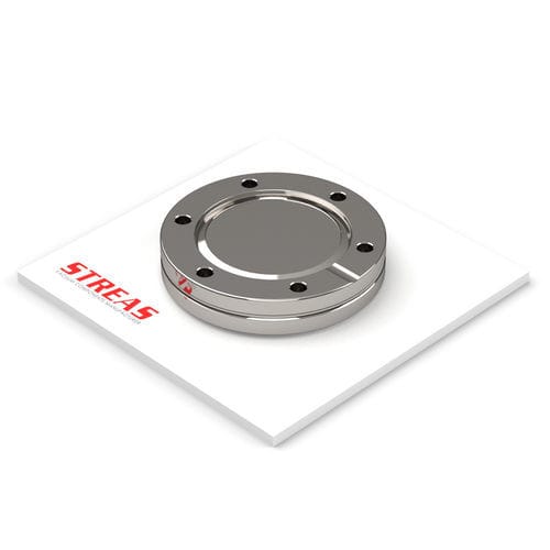 Verschlussflansch - FC16CF-F-4 - Streas srl - für Rohre / Edelstahl / Blind