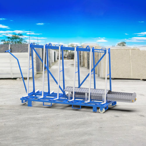 Transportgestell für Materialumschlag - AATB - AARDWOLF INDUSTRIES LLC - Speicher / für Transport / für große Glasplatten
