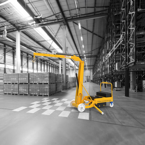 Gegengewichts-Werkstattkran - APCCL - AARDWOLF INDUSTRIES LLC - zum Klappen / elektrisch / mobil
