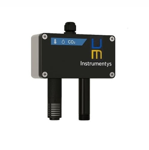 Raumluftqualitätsfühler - INS-TR-HR-CO2-5X1 - Instrumentys - für den Innenraum / Temperatur / CO2