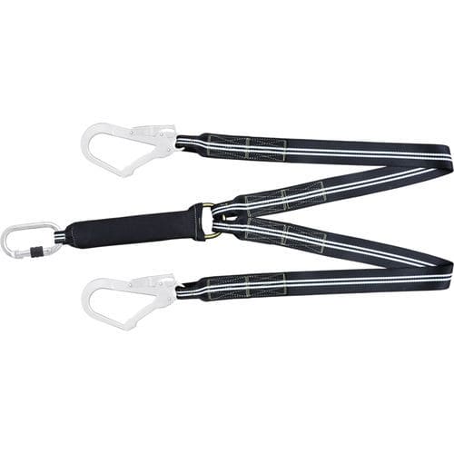 Steigschutzläufer mit Gurt - FA3040215 - Kratos safety - doppelt / Falldämpfer / EN 355