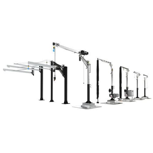 Säulenschwenkkran - EMA Ergonomía S.L. - wandmontiert / Tübbingwender / mit Gelenk