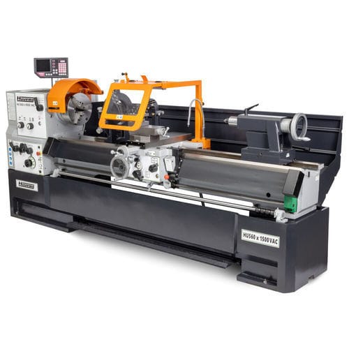 Konventionelle Drehmaschine - HU 560x1500-4 VAC NG DRO - Huvema B.V. - horizontal / D1-8 / für kleine Werkstücke