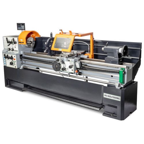 Konventionelle Drehmaschine - HU 460x1000-4 NG DRO - Huvema B.V. - horizontal / D1-8 / 4 Werkzeuge