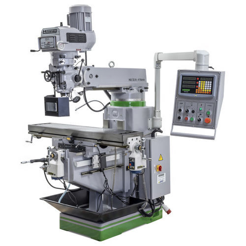 3-Achsen-Fräsmaschine - HU 33 A-4 Vario DRO - Huvema B.V. - vertikal / universell / mit schwenkbarer Spindel